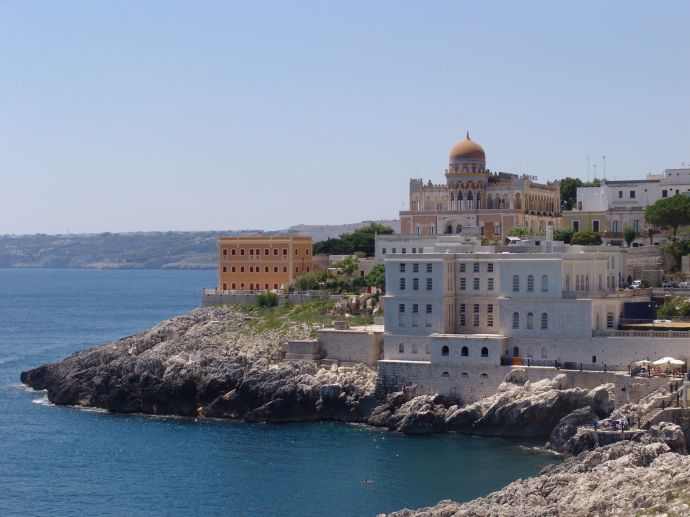 Veduta di Santa Cesarea Terme, Salento